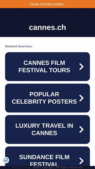 Screenshot of cannes.ch