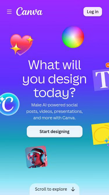 Screenshot of canva.jp