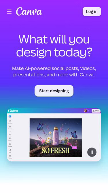 Screenshot of canva.one