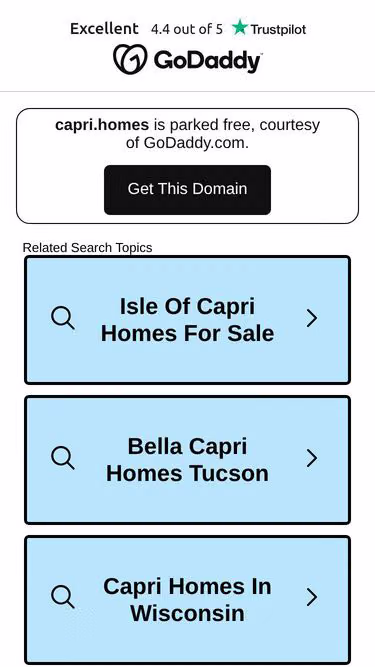 Screenshot of capri.homes
