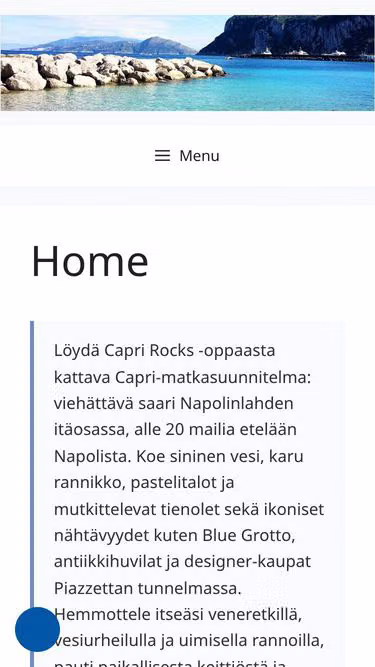 Screenshot of capri.rocks
