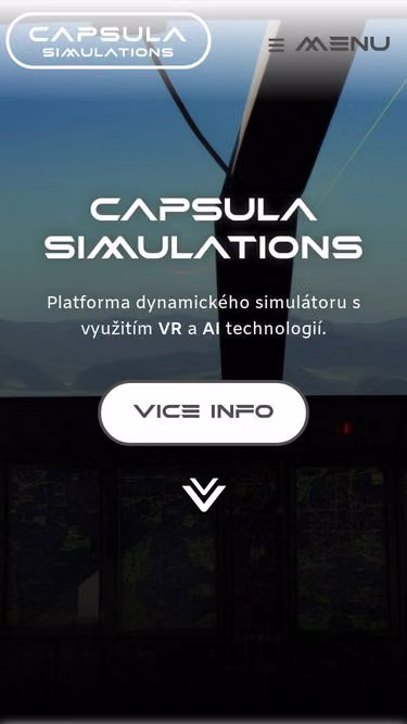 Screenshot of capsula.cz