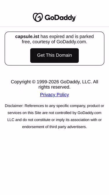 Screenshot of capsule.ist