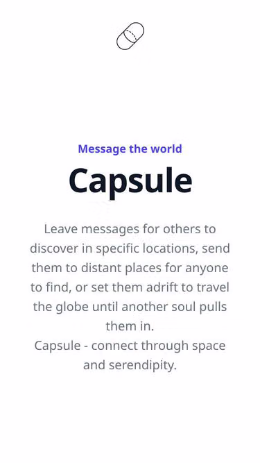 Screenshot of capsule.quest