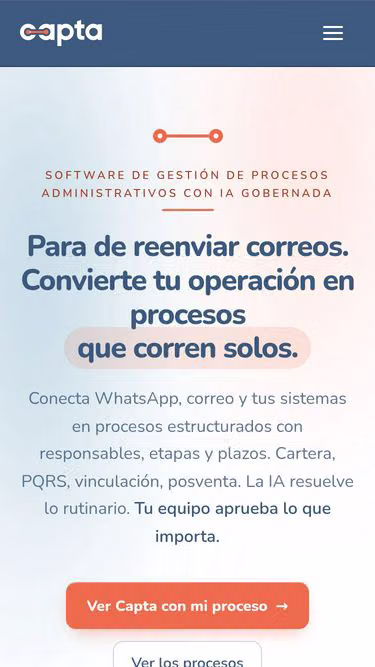 Screenshot of capta.co