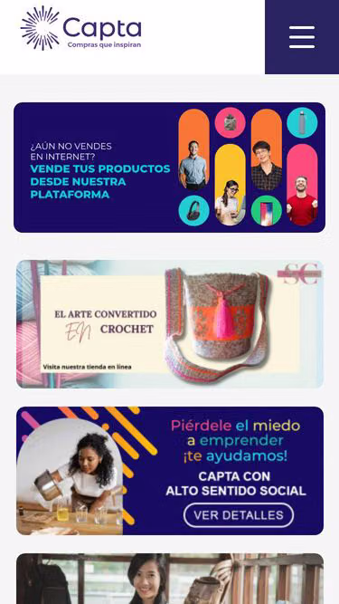 Screenshot of capta.com.co