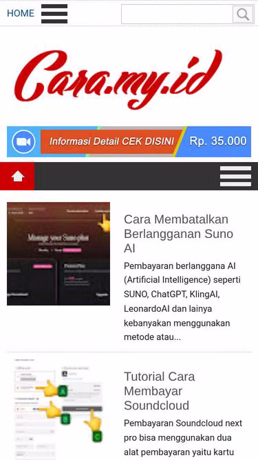 Screenshot of cara.my.id