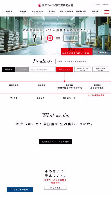 Screenshot of carbide.co.jp
