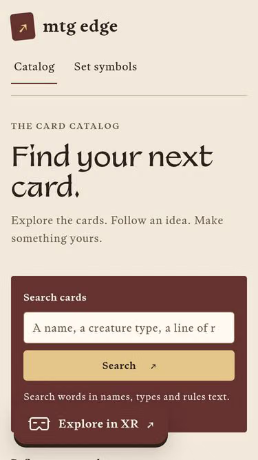 Screenshot of cardboard.trading
