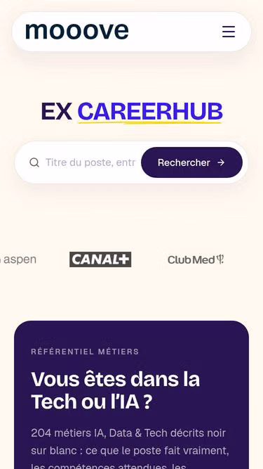 Screenshot of careerhub.mu
