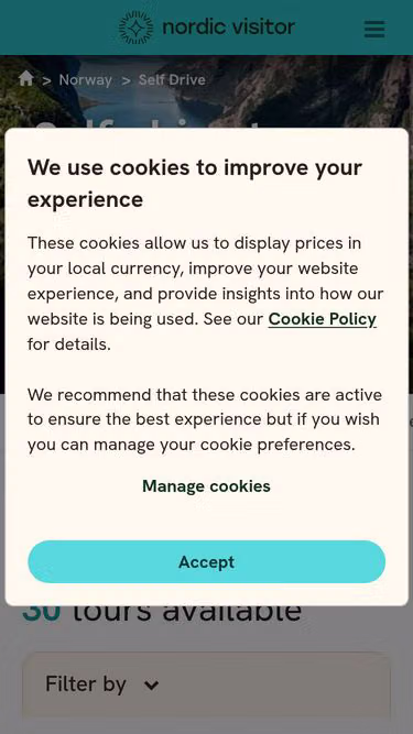 Screenshot of carhire.no
