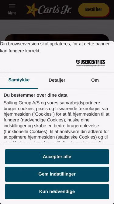 Screenshot of carlsjr.dk