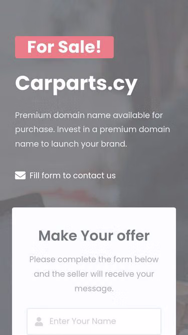 Screenshot of carparts.cy