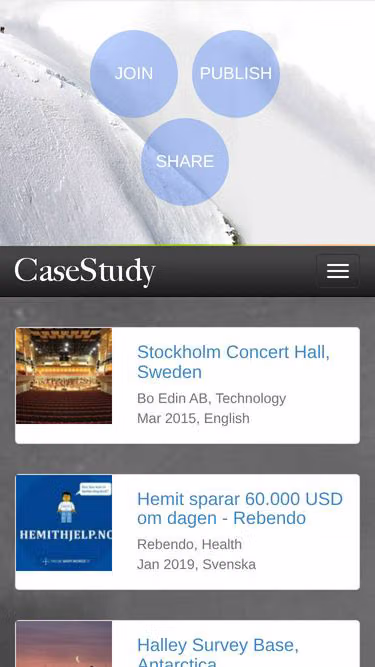 Screenshot of casestudy.se