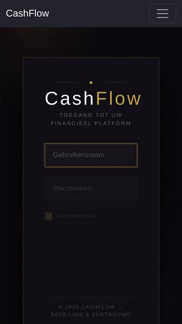 Screenshot of cashflow.sr
