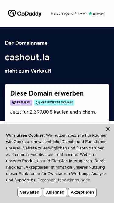 Screenshot of cashout.la