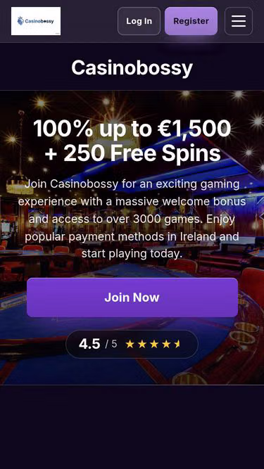 Screenshot of casinobossy.sbs