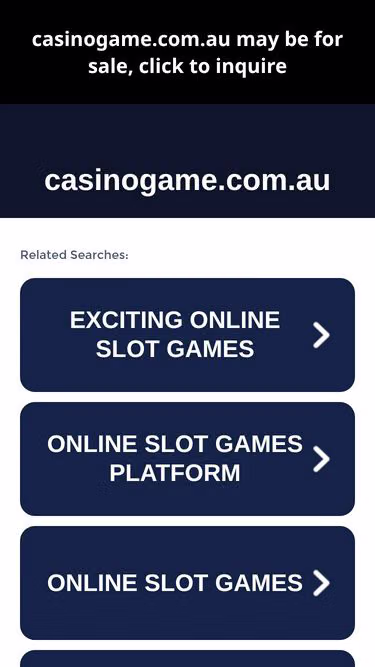 Screenshot of casinogame.com.au