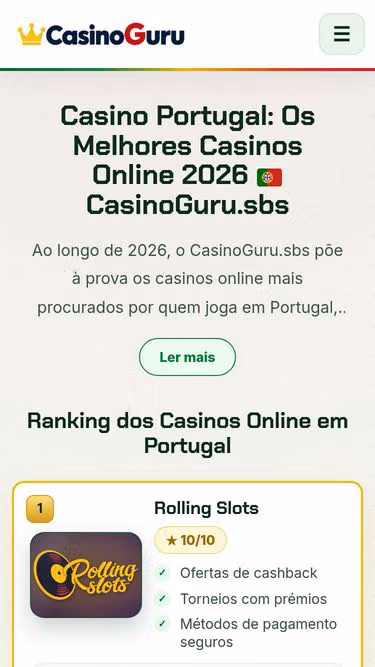 Screenshot of casinoguru.sbs