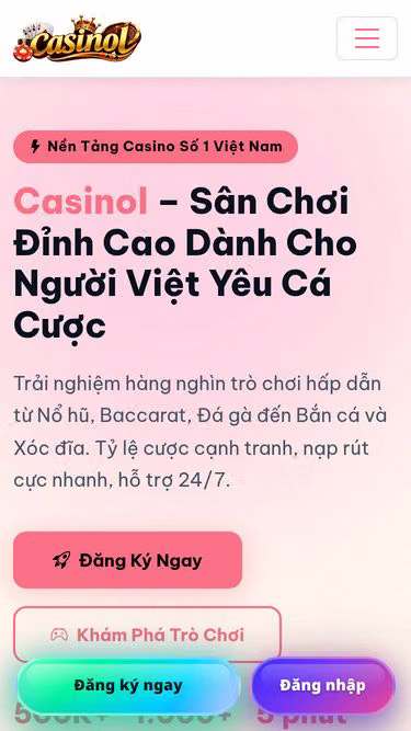 Screenshot of casinol.wine
