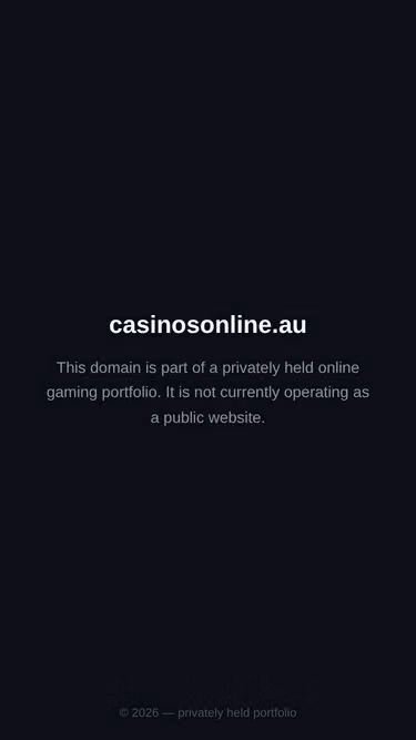Screenshot of casinosonline.au