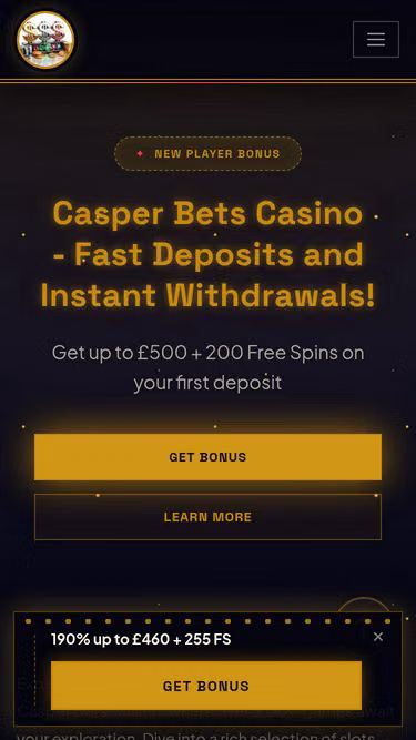 Screenshot of casperbets.bet