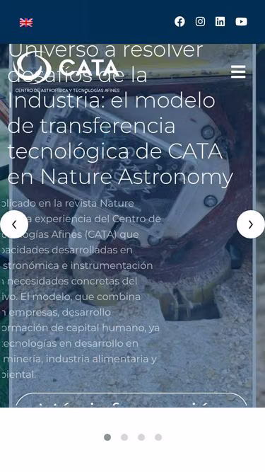 Screenshot of cata.cl