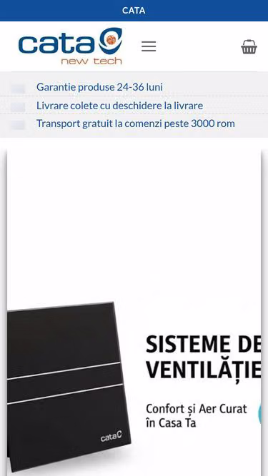 Screenshot of cata.ro