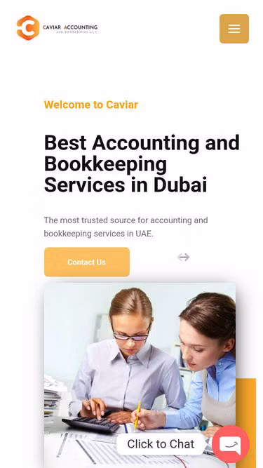 Screenshot of caviar.co.ae