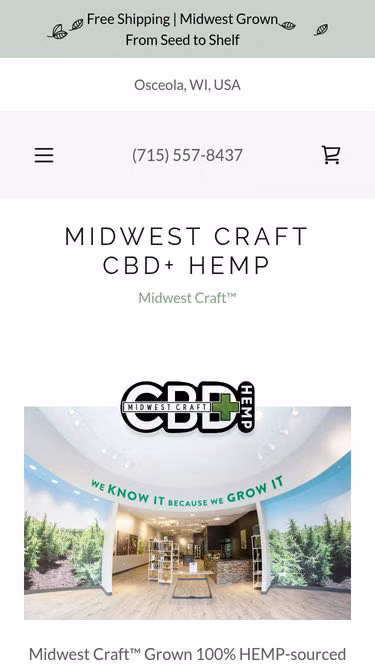 Screenshot of cbd.delivery