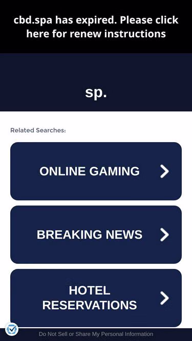 Screenshot of cbd.spa