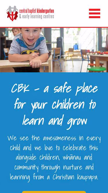 Screenshot of cbk.org.nz