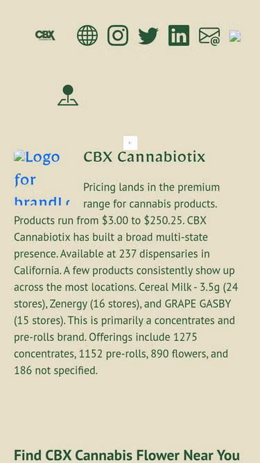 Screenshot of cbx.direct