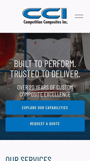 Screenshot of cci.one