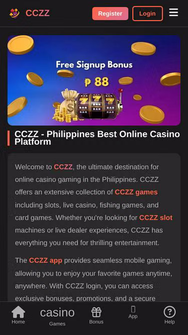 Screenshot of cczz.click