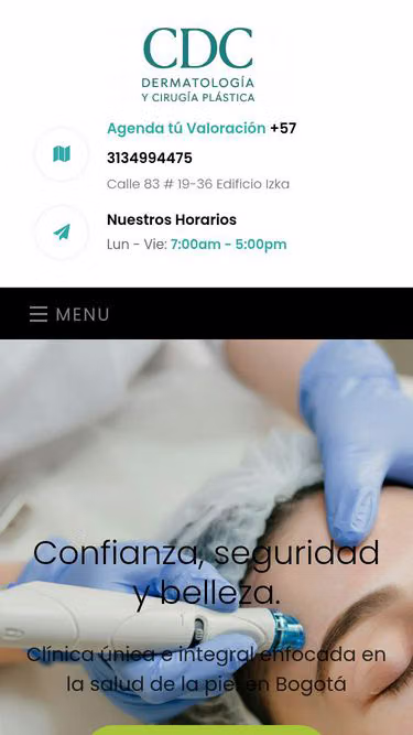 Screenshot of cdc.com.co