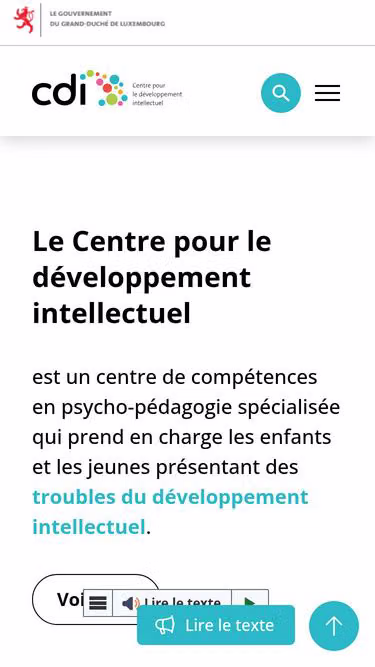 Screenshot of cdi.lu