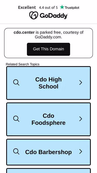Screenshot of cdo.center
