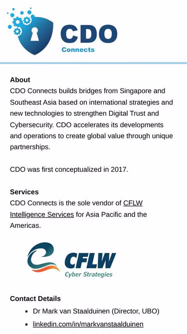 Screenshot of cdo.pm