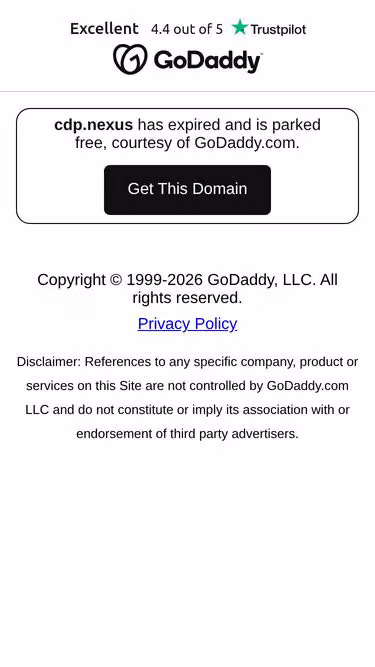 Screenshot of cdp.nexus