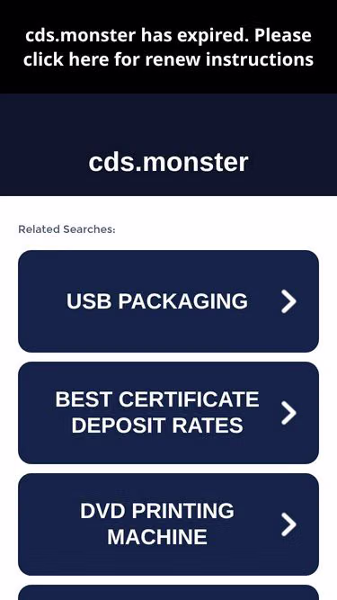 Screenshot of cds.monster