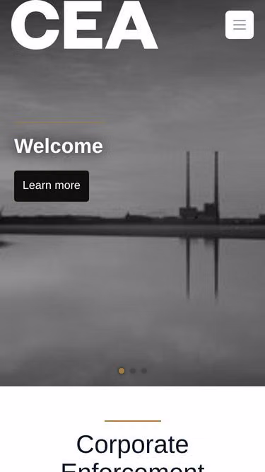 Screenshot of cea.gov.ie