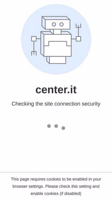 Screenshot of center.it