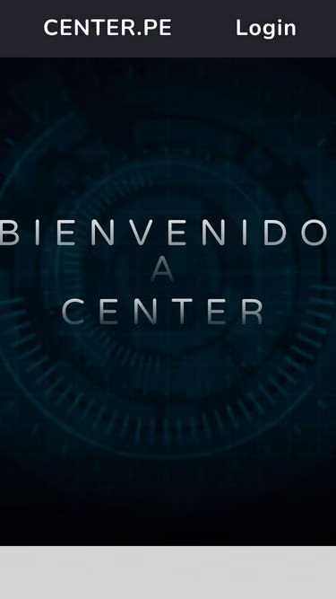 Screenshot of center.pe