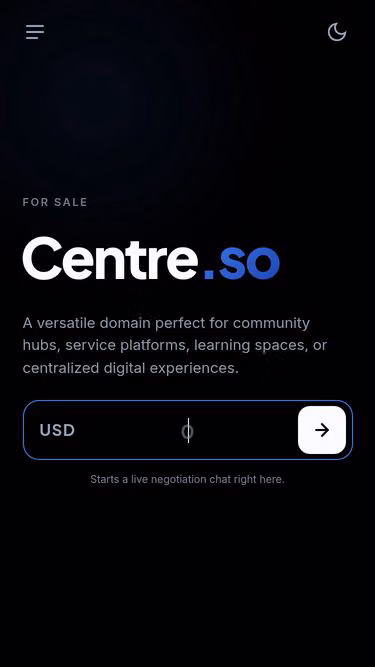 Screenshot of centre.so