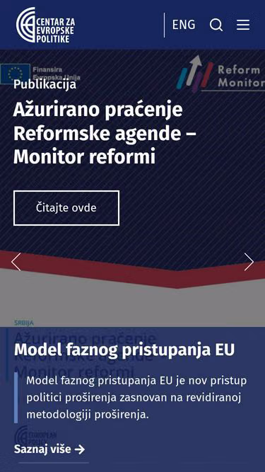 Screenshot of cep.org.rs