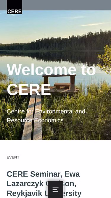 Screenshot of cere.se