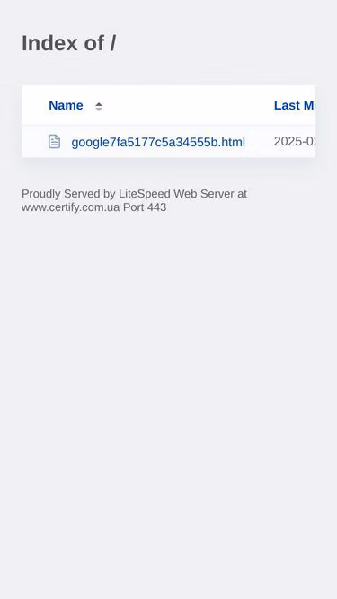 Screenshot of certify.com.ua