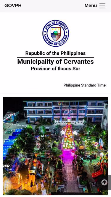 Screenshot of cervantes.gov.ph