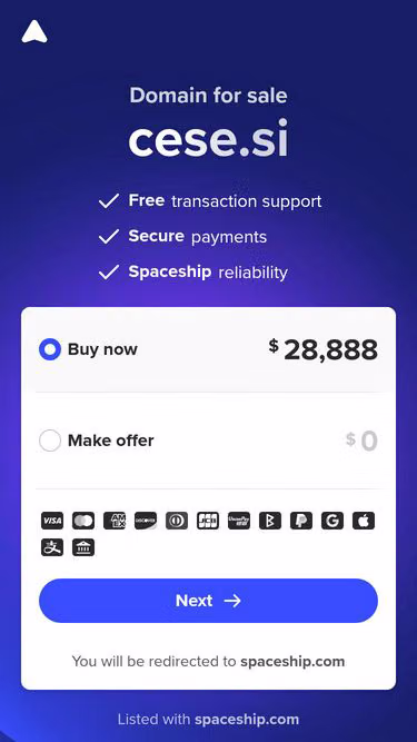 Screenshot of cese.si